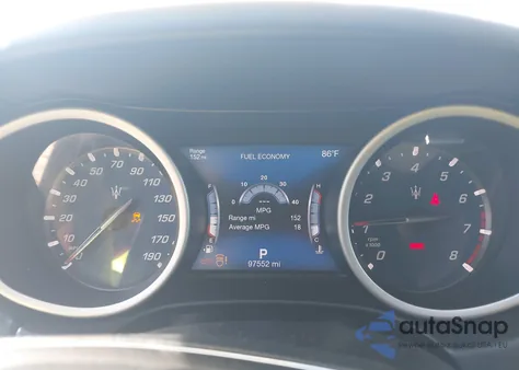 2018 Maserati Ghibli S Q4 Granlusso from USA, damaged, VIN ZAM57YTL8J1287469